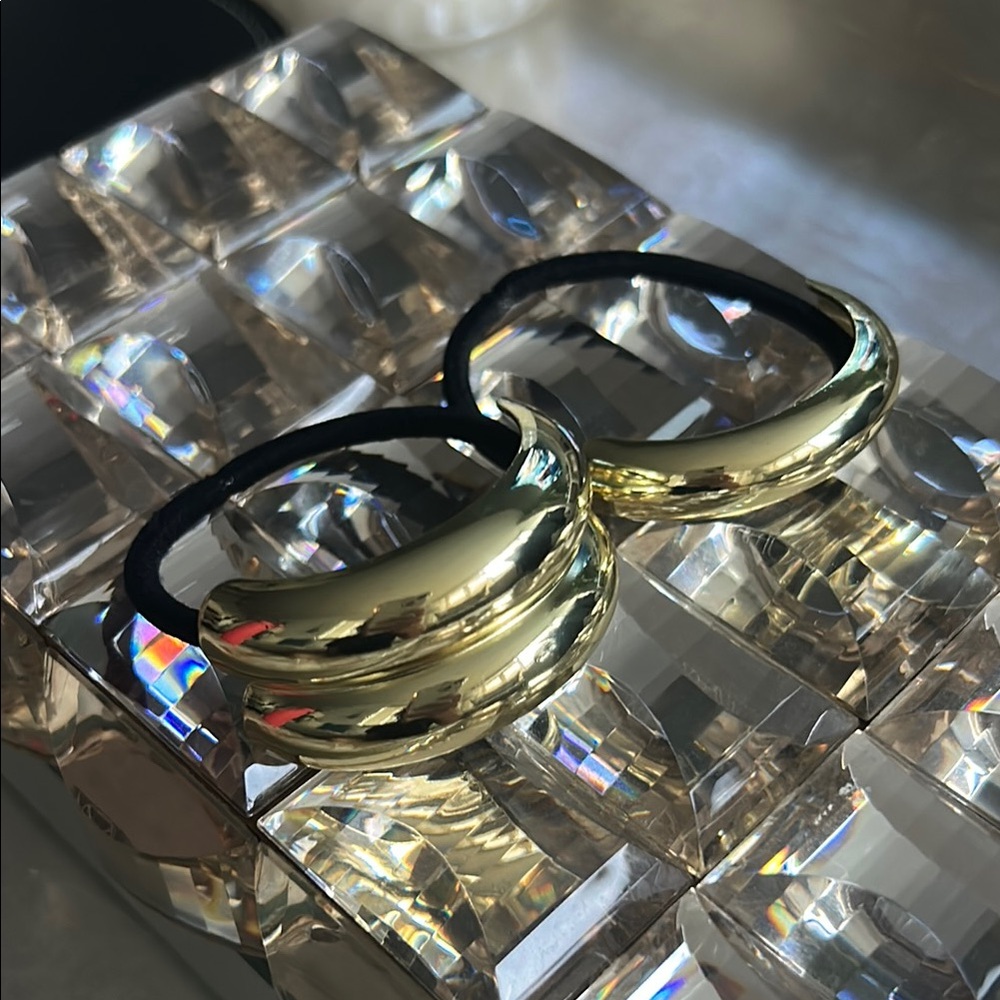 Gold Hair Cuffs